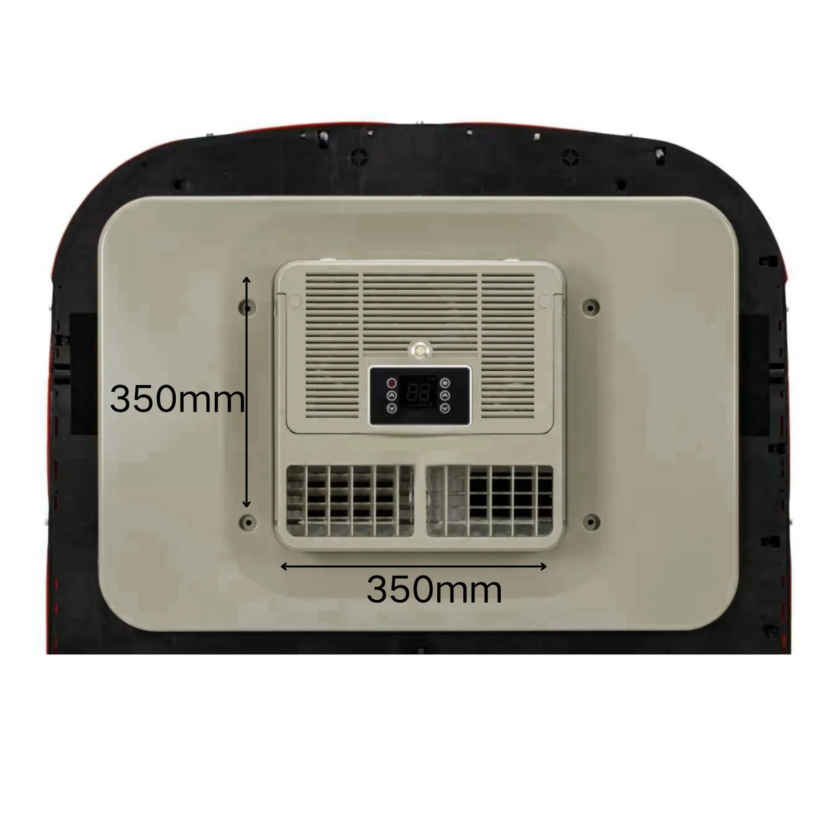 12V 24V DC Battery Operated All-in-one Parking AC Unit, Rooftop Mount Truck Cabin Air Conditioning For Sleeper Truck & Camper RV