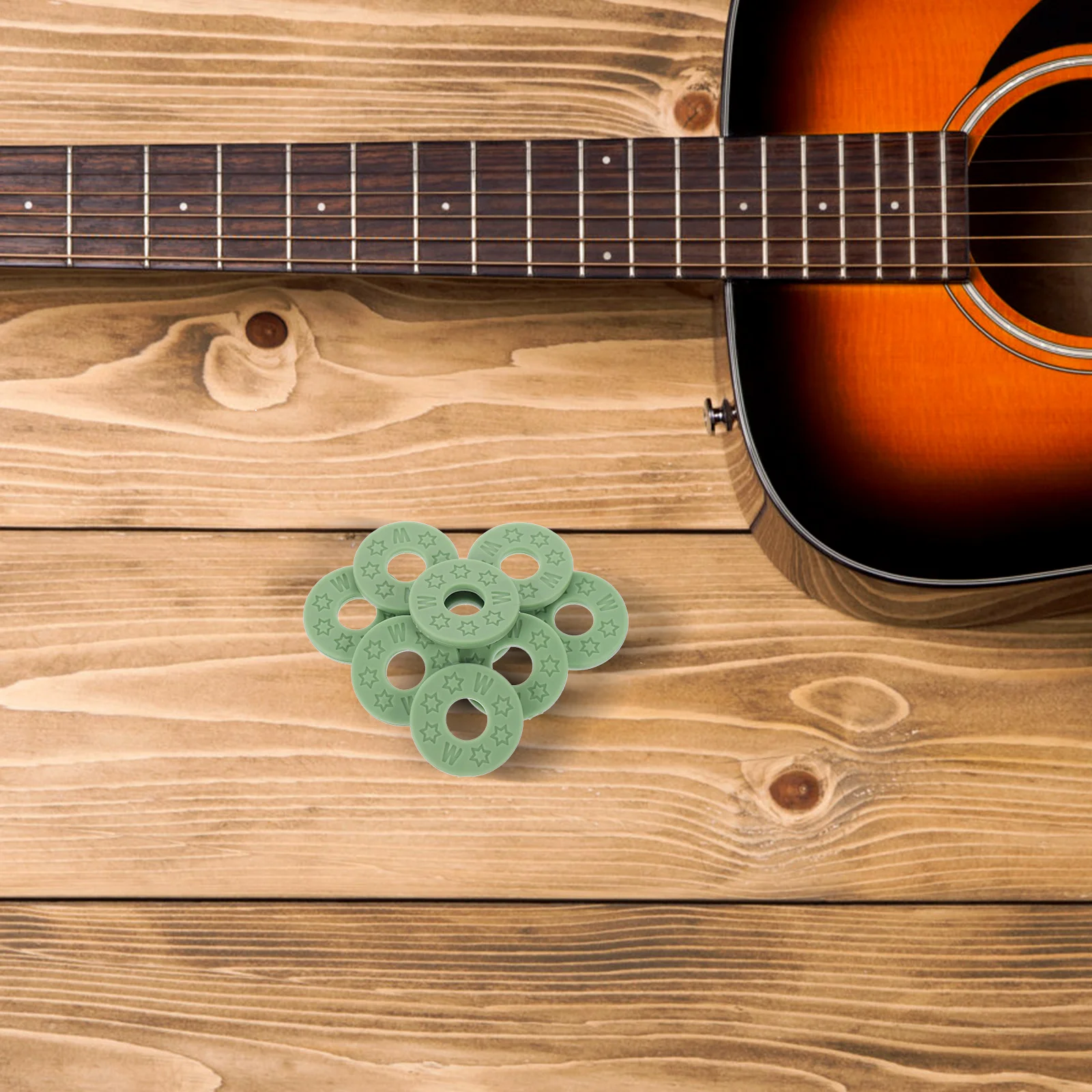 

20pcs Gasket Silicone Anti-Skid Pad Protectors Bass Strap Accessories Non-Slip Belt Pads Instrument Fixing Gaskets Guitar Part