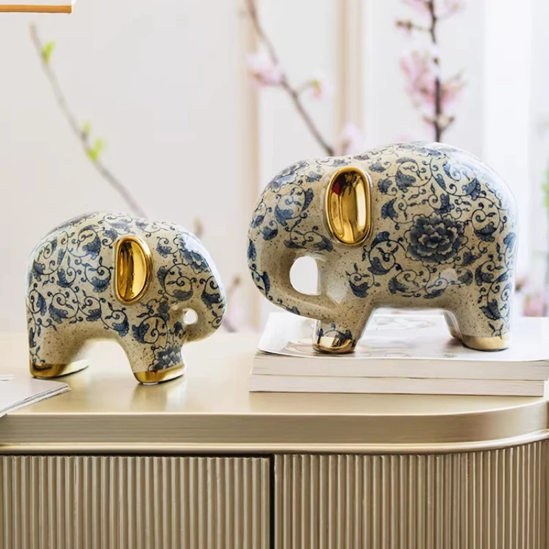 

High-end home decoration, living room wine cabinet, entrance rich and auspicious ornament