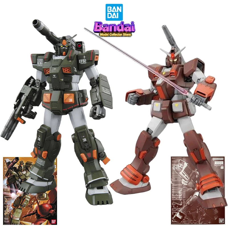 Bandai MG FA-78-1 Full Armor Gundam im Maßstab 1:100, FA-78-2 Heavy Gundam, Plastikmodell, Mobile Suit, Gunpla, Anime-Figuren-Sammlung