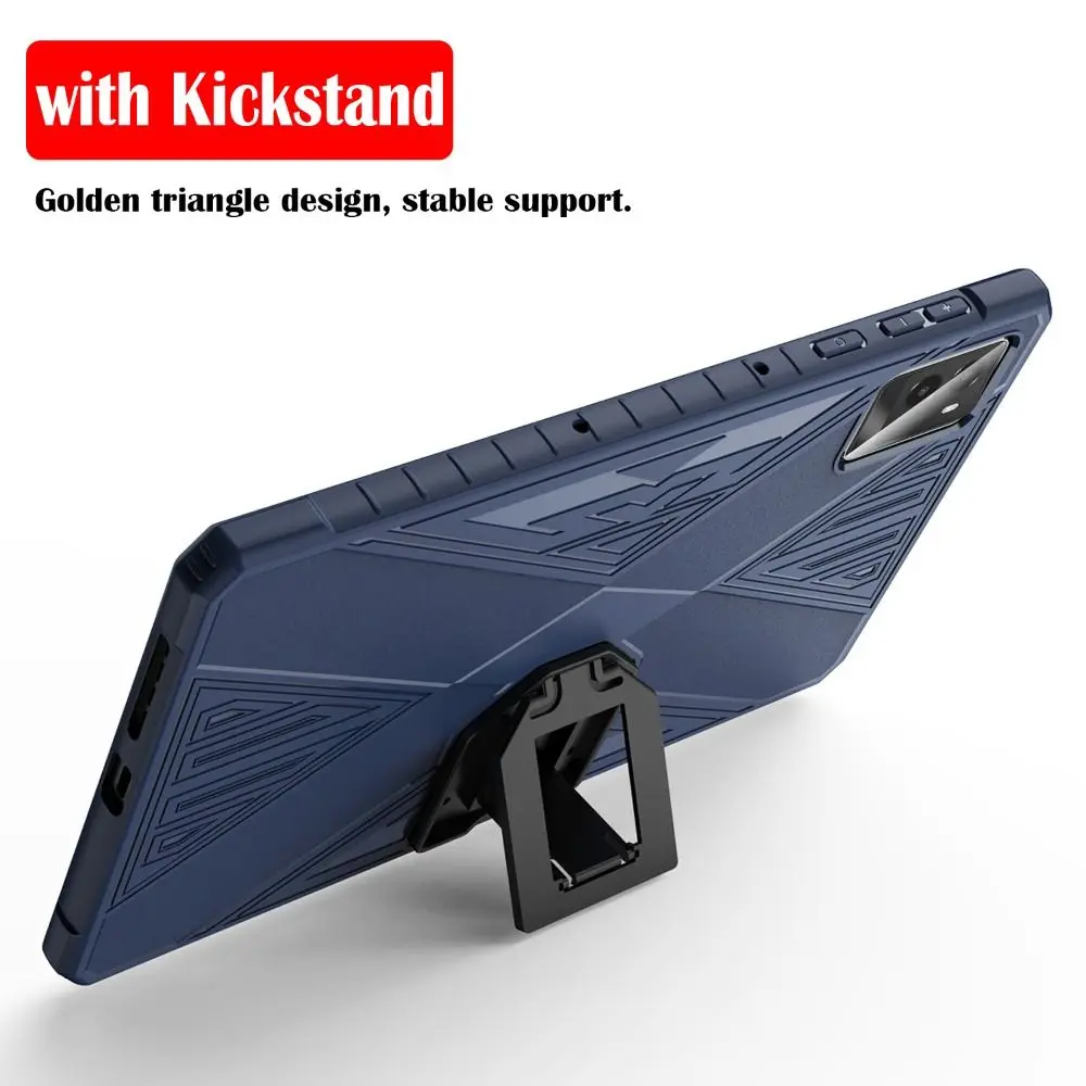 مع مسنده 8.8 بوصة حافظة كمبيوتر لوحي ناعمة مضادة للصدمات غطاء خلفي من البولي يوريثان حامل ألعاب Funda لينوفو ليجيون Y700 الجيل الثالث 2024 #5