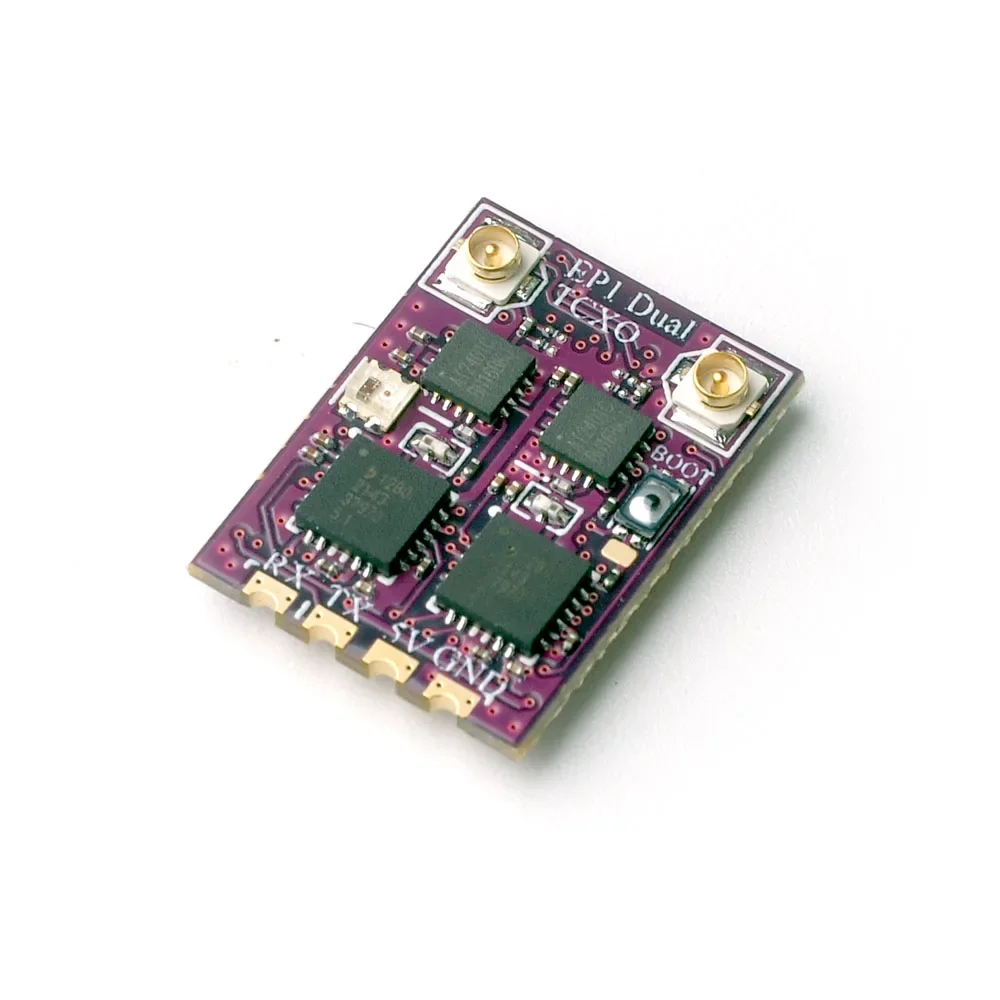 HappyModel EP1 Dual TCXO 2.4GHz ELRS True Diversity Receiver Built-in A TCXO for FPV Freestyle Long Range DIY Parts