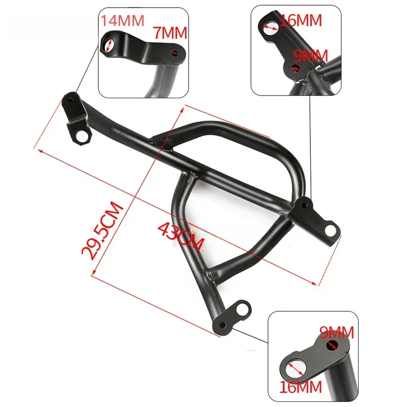 دراجة نارية محرك الوفير الحرس تحطم القضبان المتزلجون حماية لهوندا CB650R 2019 2020 2021 2022 2023