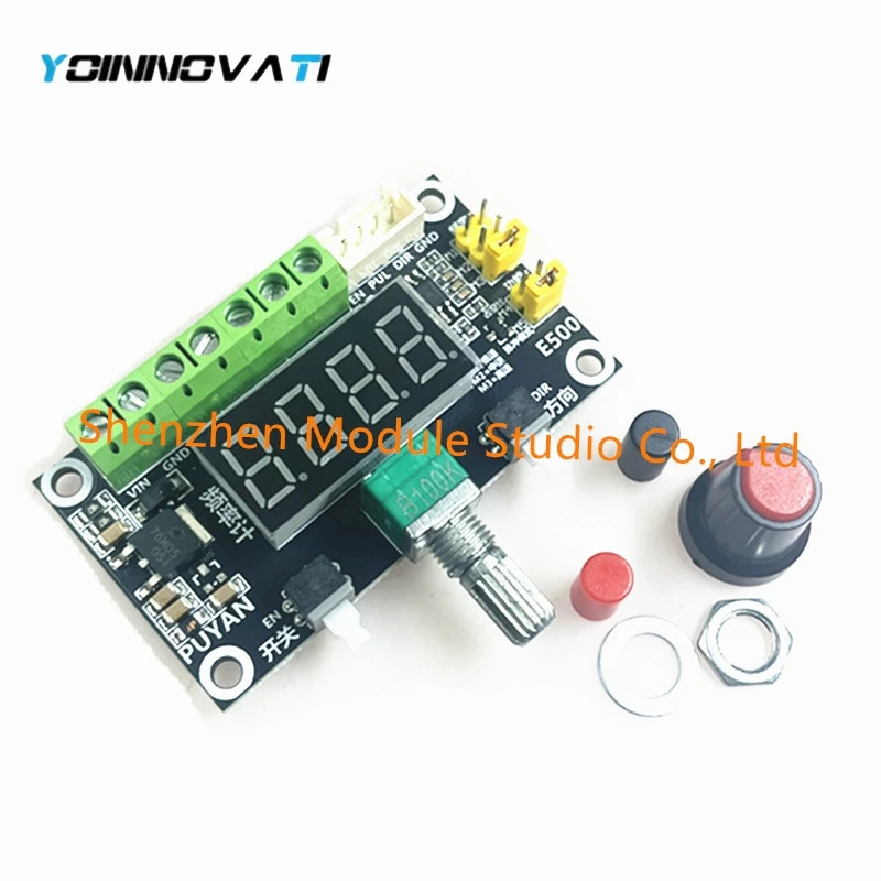 12V 24V Stepper Motor Driver Controller Pulse Pwm Signal Generate Module Motor Speed Frequency Direction Control