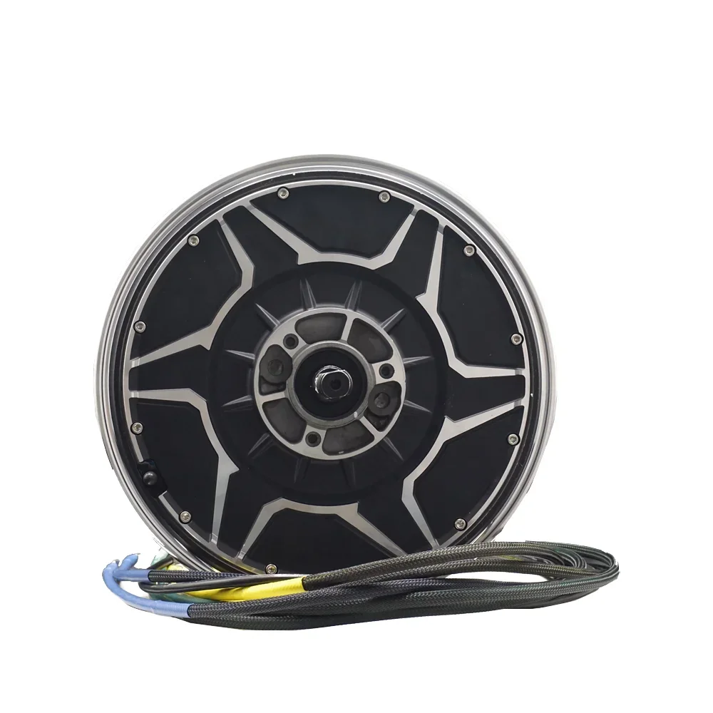 

QSMOTOR 20000W 268 80H 20kW 72V Мощный гоночный мотор-колесо 12*3.5 дюйма для высокоскоростных электрических мотоциклов