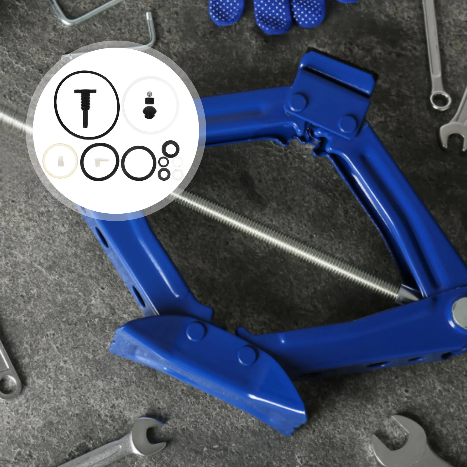 

1Set Jack Repair Kit Comprehensive Tools for Vertical Jacks Durability Stability No Professional Skills Required Prolongs