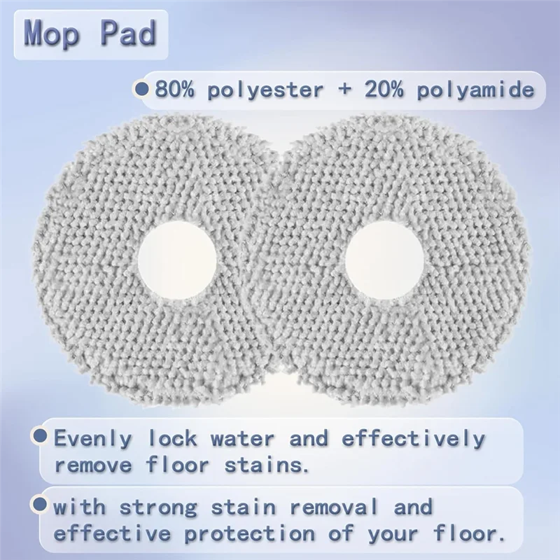 WHYY-vervangende accessoireset Forroborock Saros 10R, G20s Ultra robotstofzuiger Hoofdzijborstel HEPA-filters Mopzakken