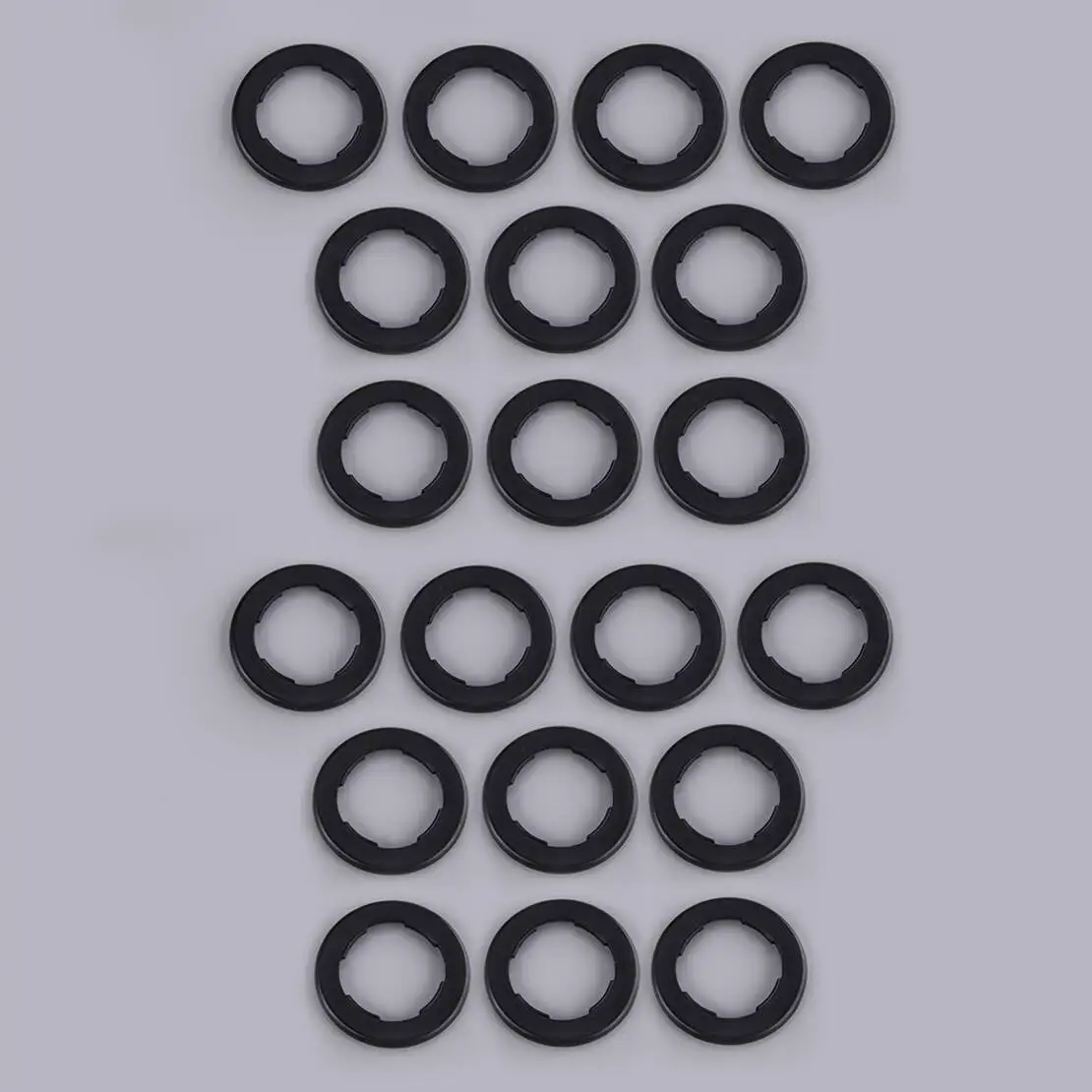 2Pcs Universal Motorcycle Round Rubber Fuel Gas Oil Tank Cover Seal O Ring Gasket Balck fit for CG125 JH70