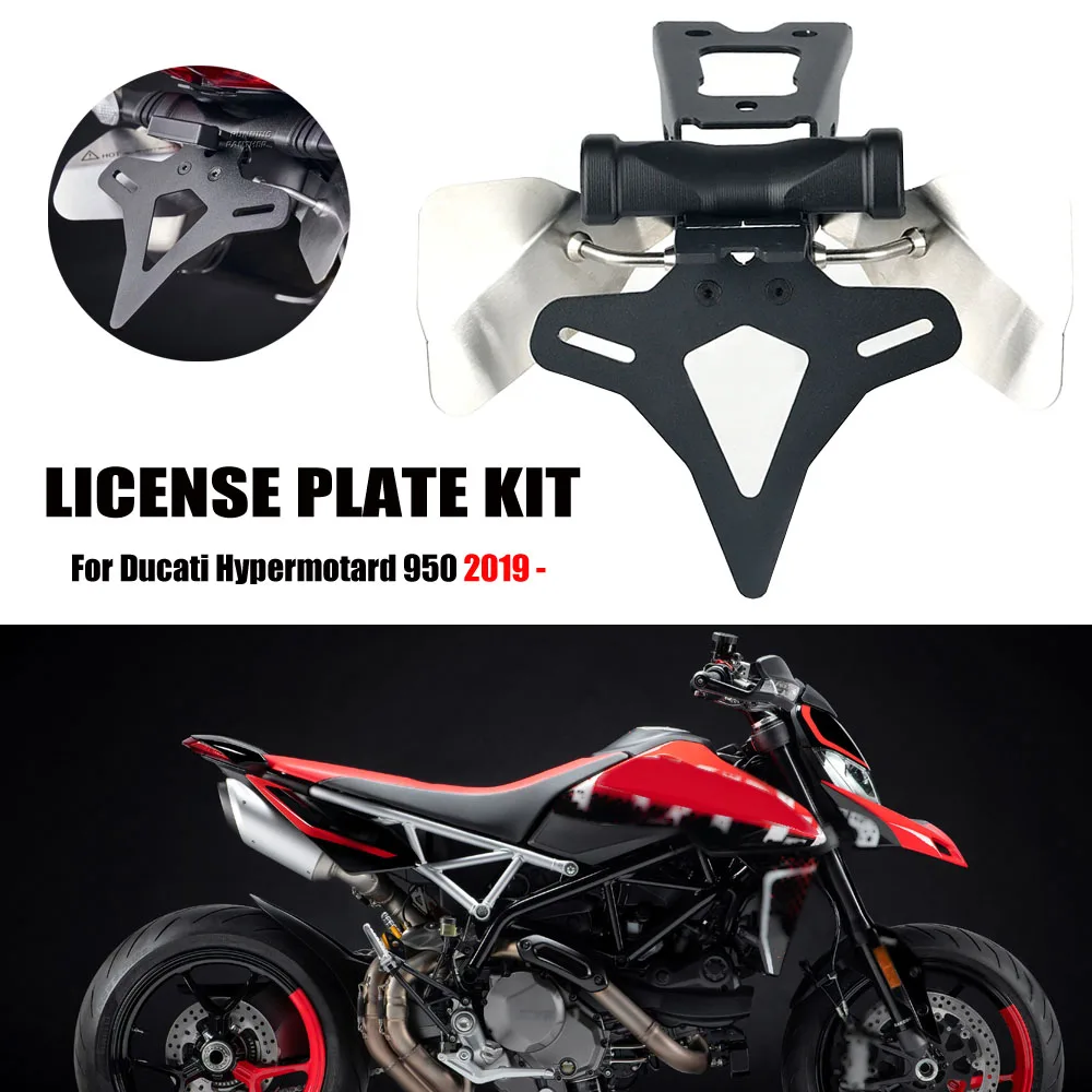 

Motorcycle Accessories Rear Short Tail Stock License Plate Holder Tailstock Frame Bracket For Ducati Hypermotard 950 2019-UP