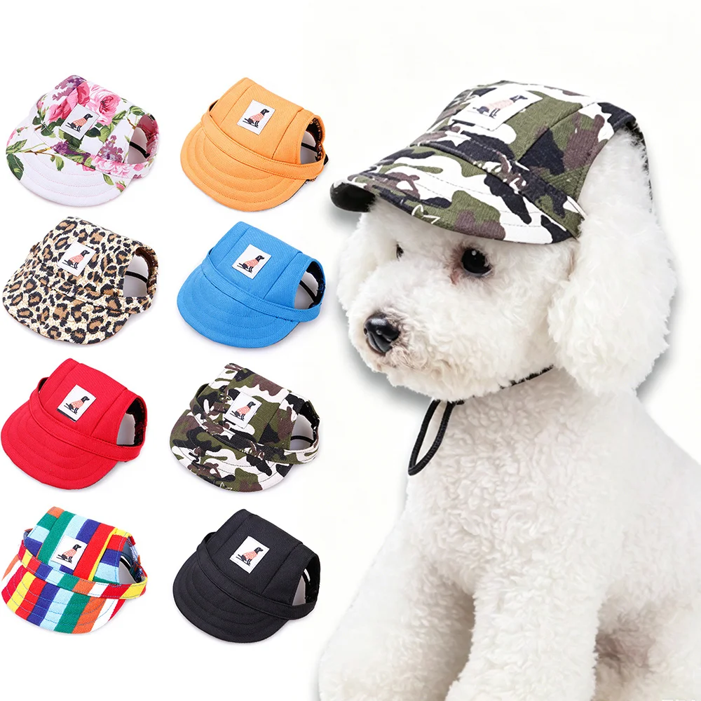 Gorra de béisbol con visera para perros y gatos, sombrero de moda para mascotas, gorra con visera para el cuidado y disfraz de cachorros, gorra con visera, gorro para el sol, gorro para exteriores