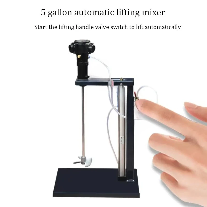 5-Gallon Pneumatic Mixer – Industrial Hand-Held Paint and Glue Mixing Equipment