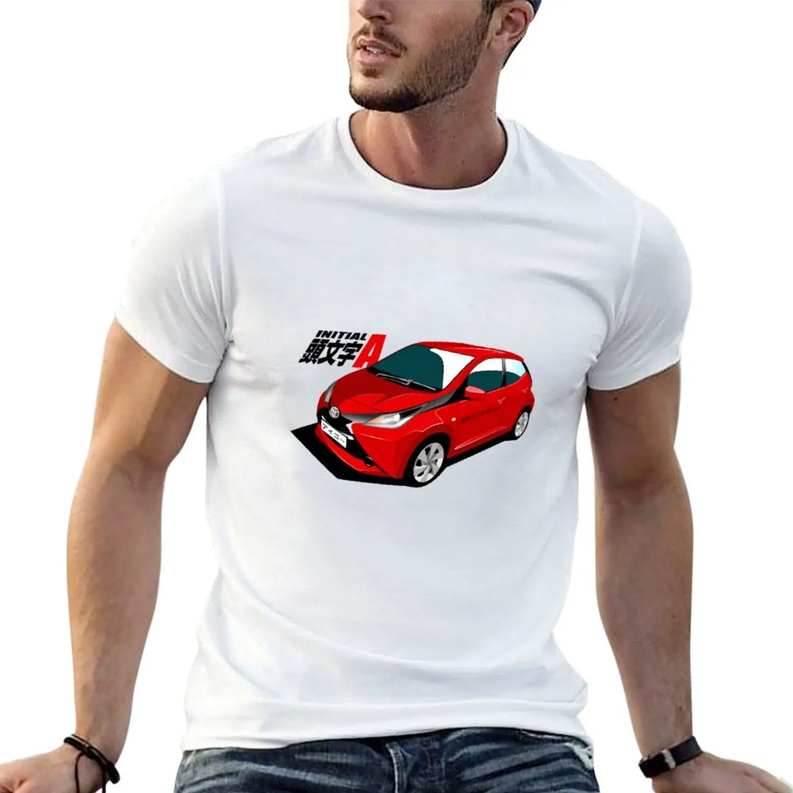 

Initial A: Aygo-t a New Tofu Delivery System! (Super Red II) T-Shirt t shirt man plain man t shirt luxury T-Shirt