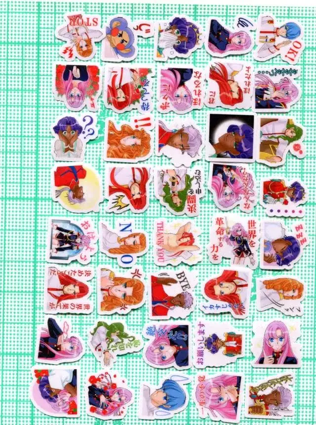 40pcs Shôjo kakumei Utena / Revolutionary Girl 2-3cm diySTICKER Z724