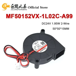 3D Printer Centrifugal Turbine Blower Fan New For SUNON MF50152VX-1L02C-A99 Cooling Fan 5015 50*50*15MM DC24V 1.95W 2-Wire