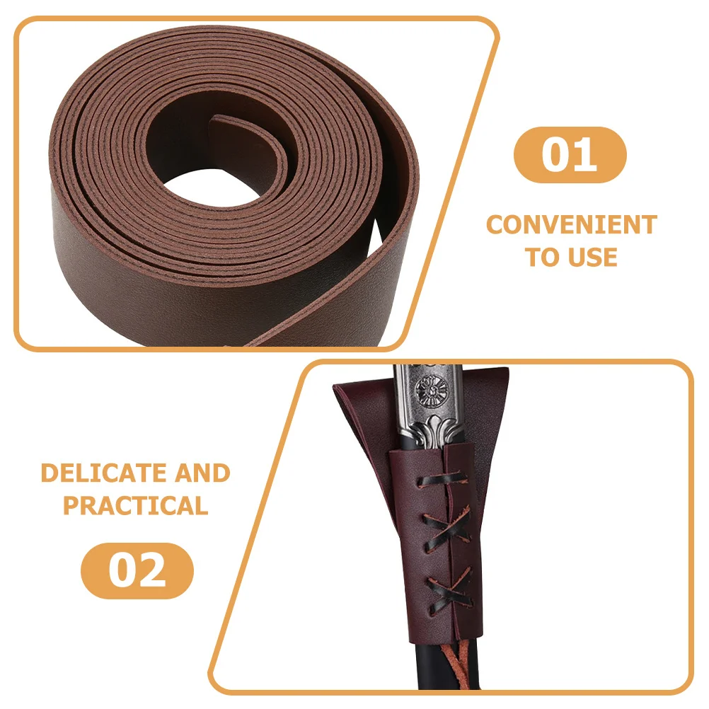 

1Set PU Medieval Sword Belt Frog Retro Sword Holder Practical Fixing Tool for Cosplay Stage Performance