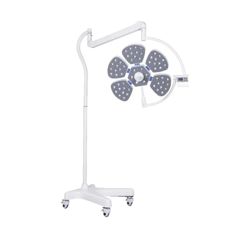 Veterinary Clinic Vertical Surgical Shadowless Operating Light with LCD Control Panel