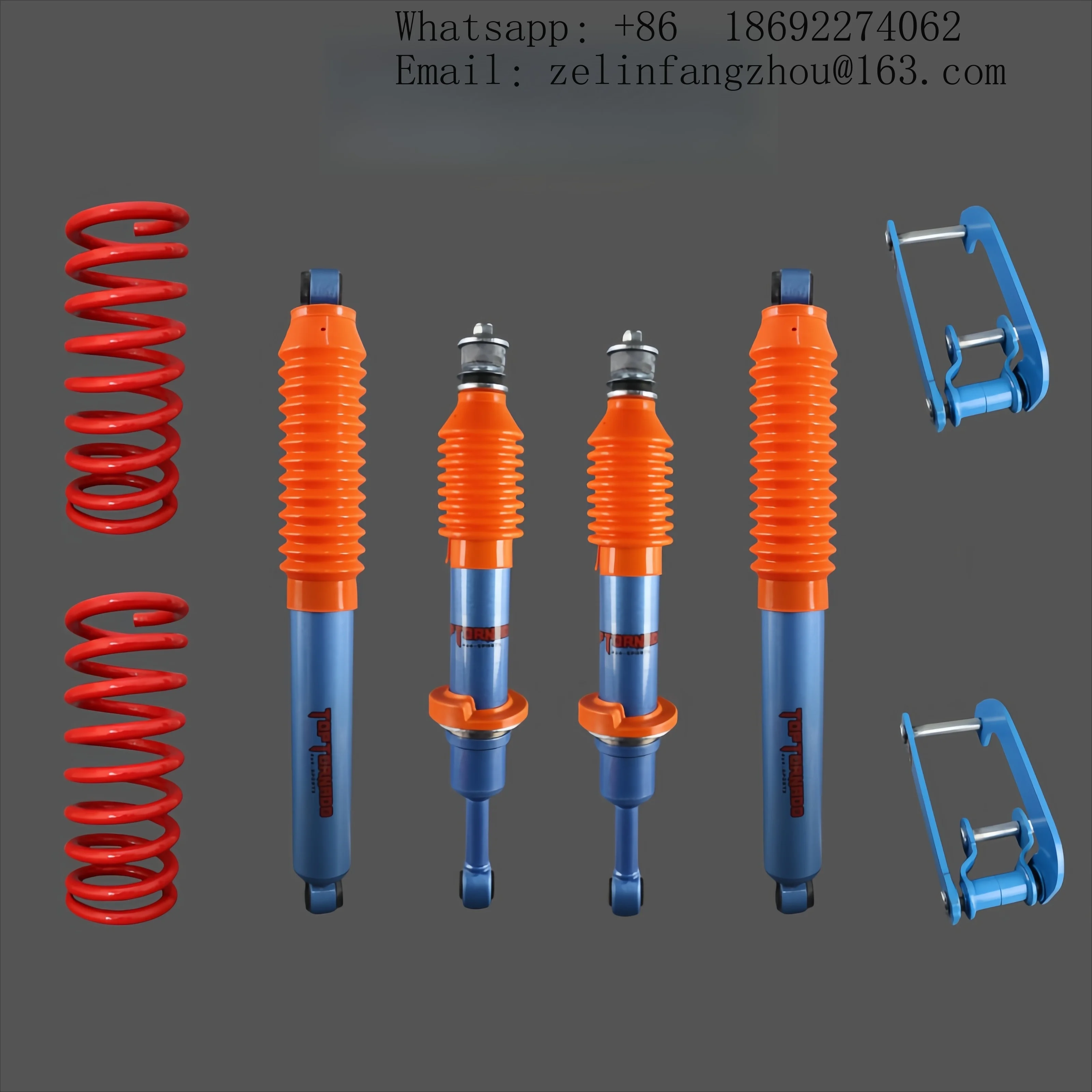 Off Road Suspension Lift Kit Shock Absorber Spring Kit for Ford Ranger T6 T7 T8 T9 Pickup 4x4 Heavy Duty Upgrade Set