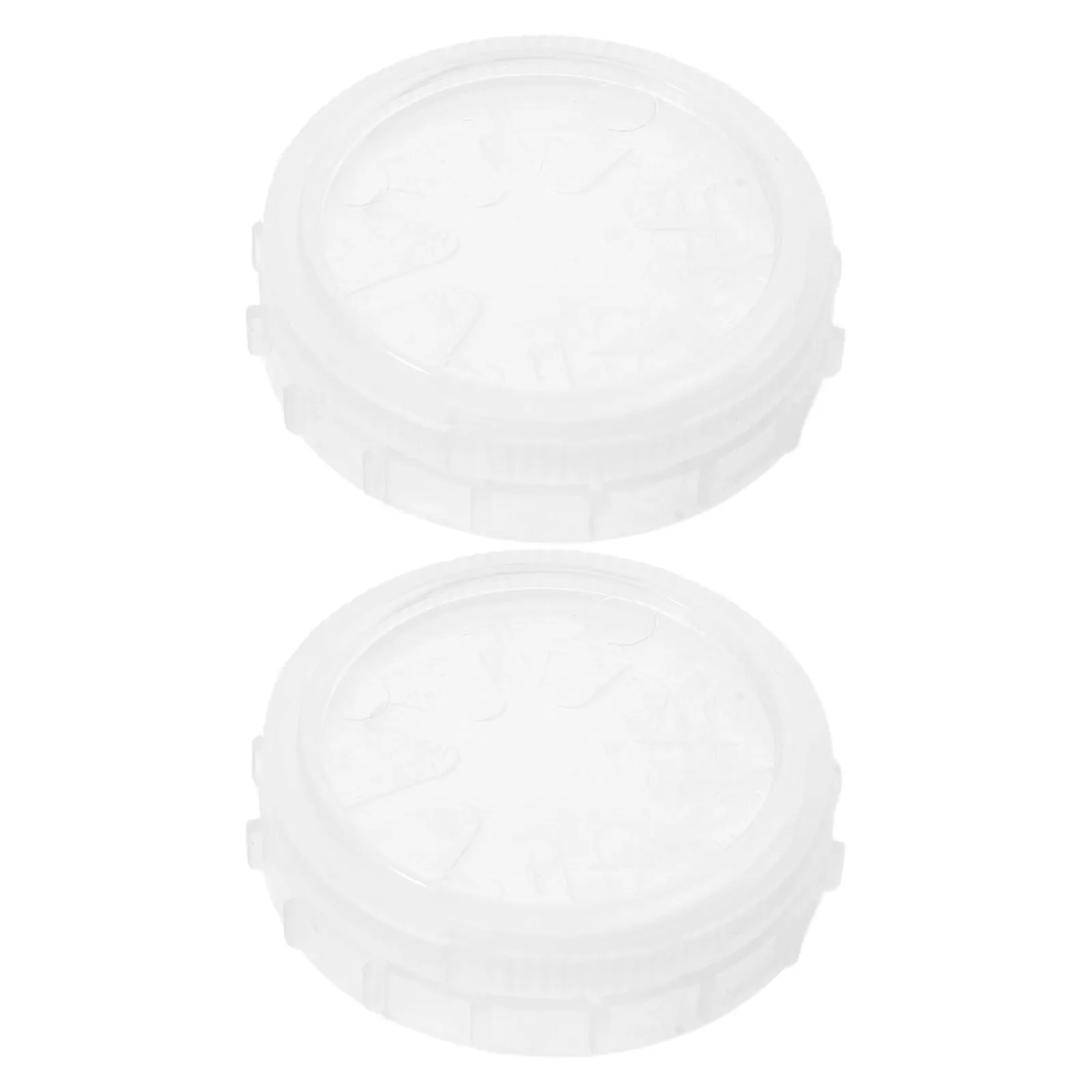 2Pcs Single Wafer Protector Container Transparent Storage Case For Lab Technician Inch Silicon Semiconductor