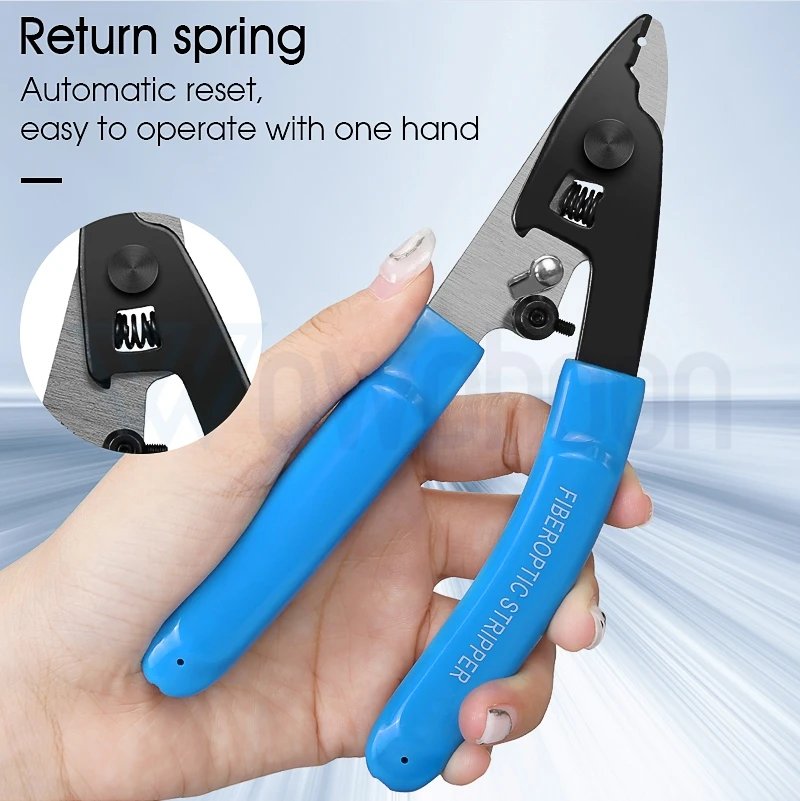 OP-GT2 Two-port Fiber Optical Stripper Pliers Wire Strippers for FTTH Tools Optic Stripping Plier Tool Customized