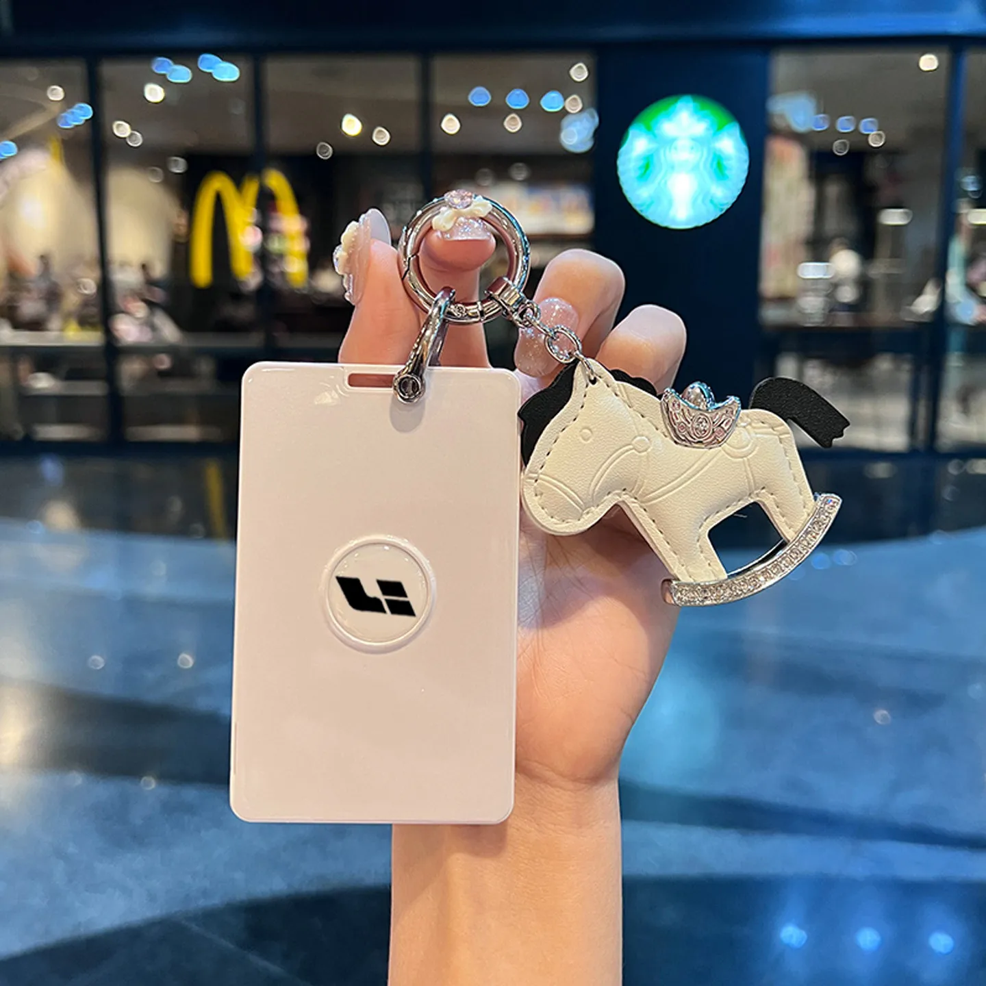 ABS Car NFC Card Remote Key Cover Case for Li Xiang Li Auto I8 2025 Protector Holder Shell Auto Kychain Accessories
