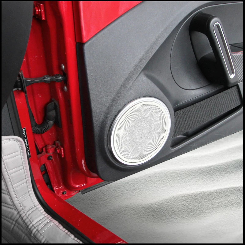 Car Styling For Volkswagen VW Beetle 2013-2018 Door Speaker Sound Ring Cover Trim Molding Decoration Auto Parts Accessories 4