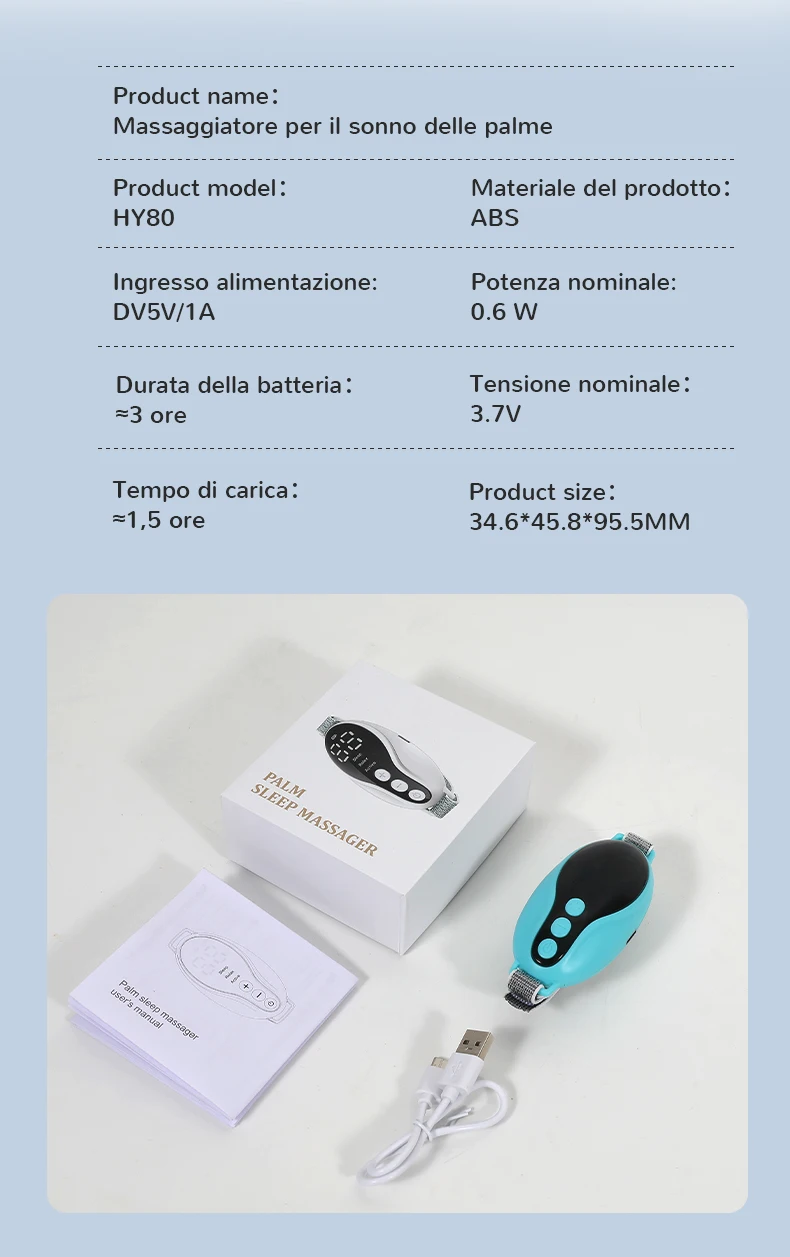 2 Modes 20 Levels EMS Sleep Aid Relaxation Treatment Microcurrent Pulse Hypnosis Device Suitable Insomnia Anxiety