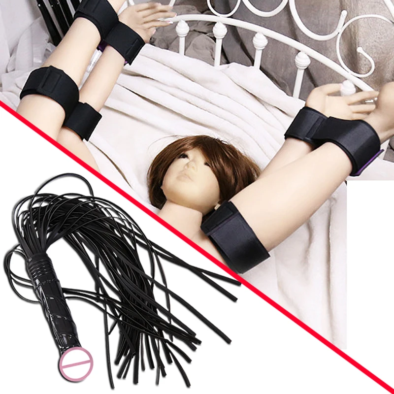 

Bdsm Forced Split Leg Femdom Handcuffs And Foot Cuffs Bondage Gear Adult Game Slave Restriction Spanking Whip Sex Toys For Women