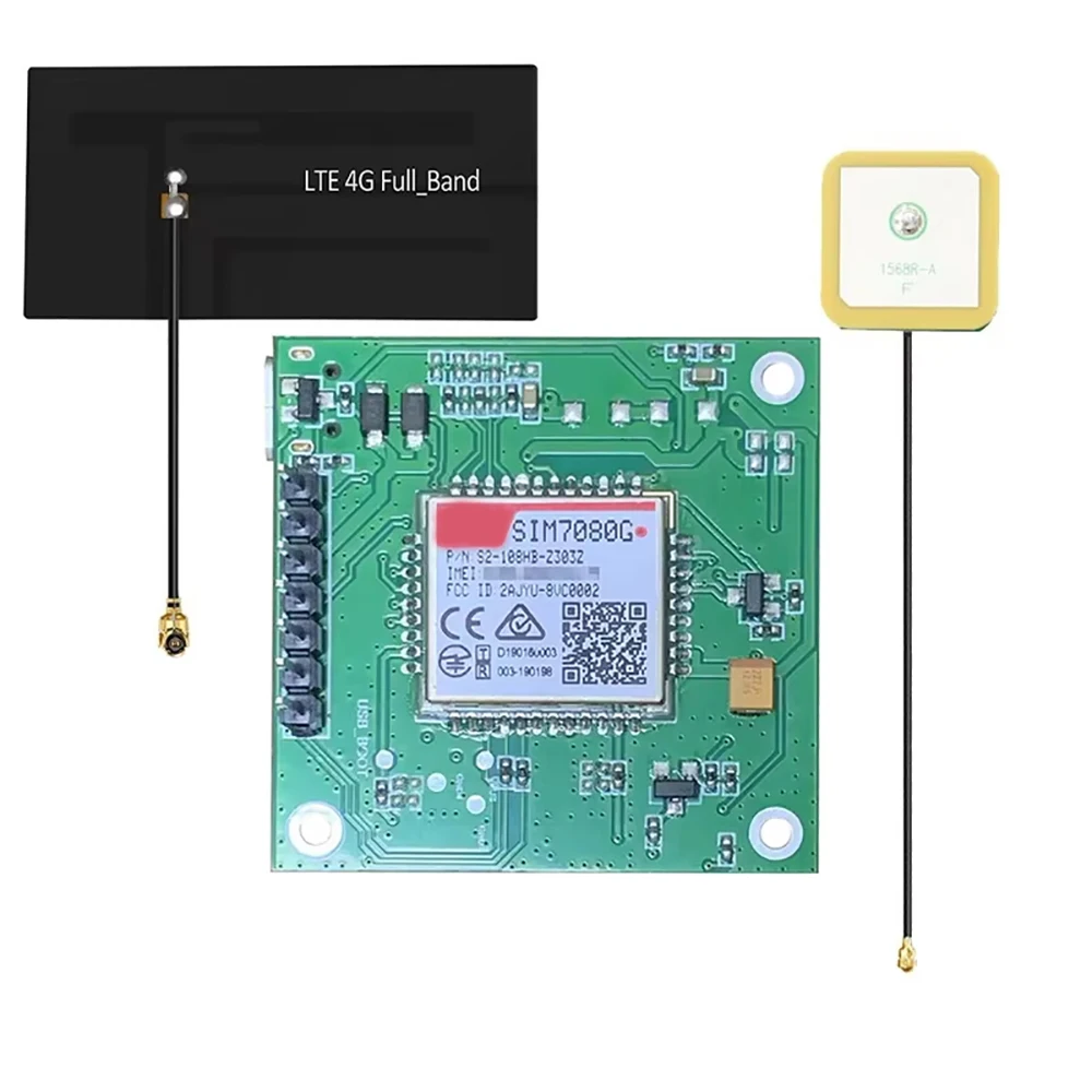 SIMCOM-placa central SIM7080G con antena 4G GPS, multibanda, LTE, LPWA, CAT-M, nb-iot, módulo de modo Dual, receptor GNSS, Compatible con SIM868