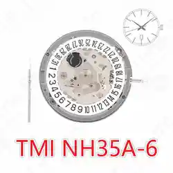 Seiko Japan imports NH35A-6 New Watch movement Premium Mechanical NH35 White Date wheel 24 Jewels Automatic Self-winding