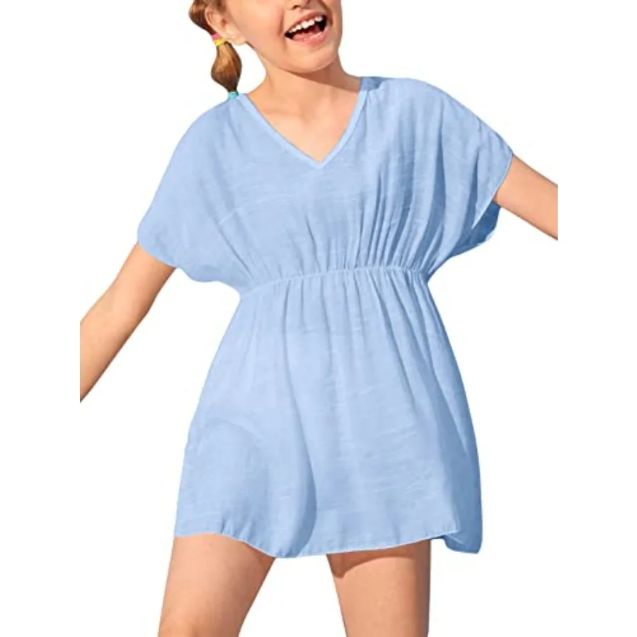 Cute Girls Swimwear Cover Ups and Bikini Tunics