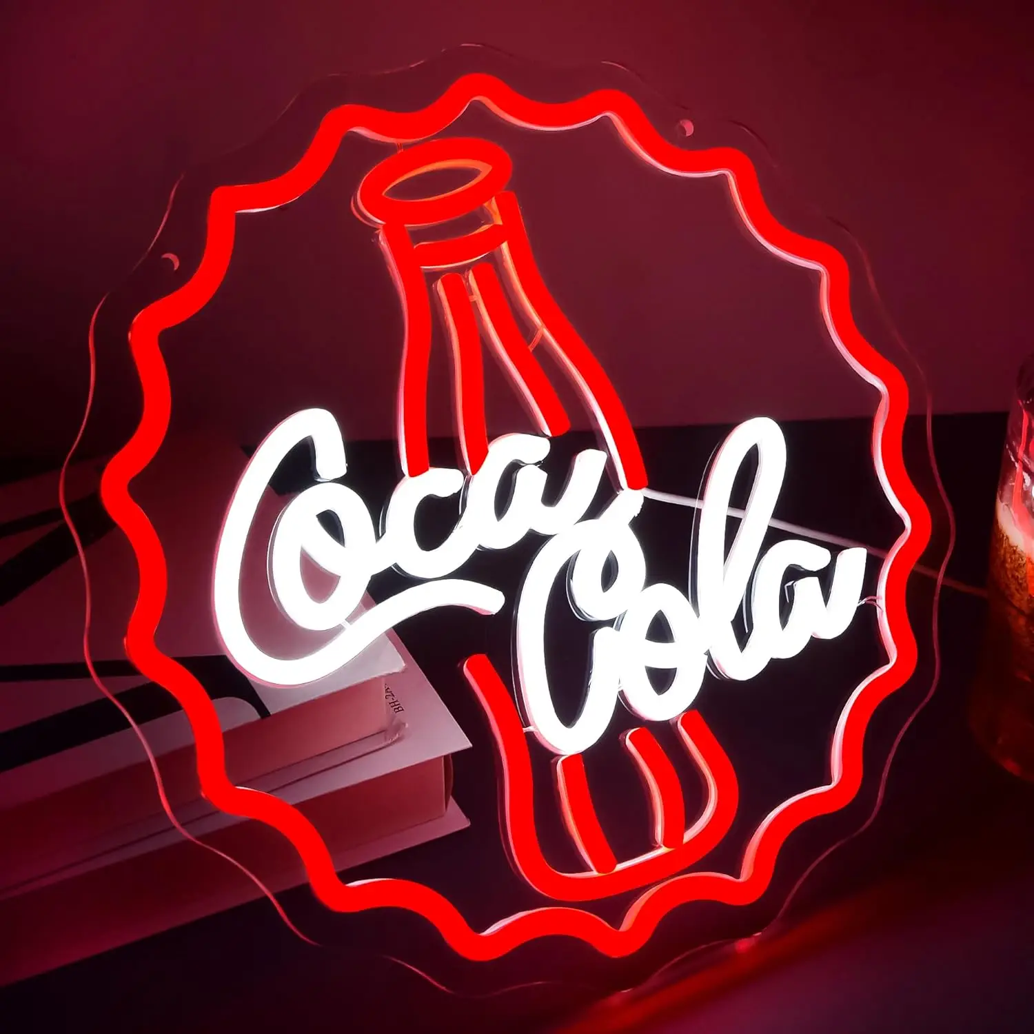 Cola Neon Sign Art Wall Light USB LED Neon Light for Bar Restaurant Club Party Bedroom Decoration personnalisé personnalisé Gift view 2