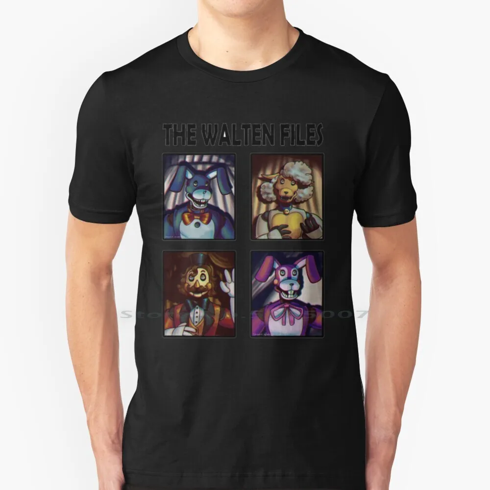 The Walten Files Characters T Shirt 100% Cotton Horror The Walten Files Explained The Walten Files Story Fnaf The Walten Files