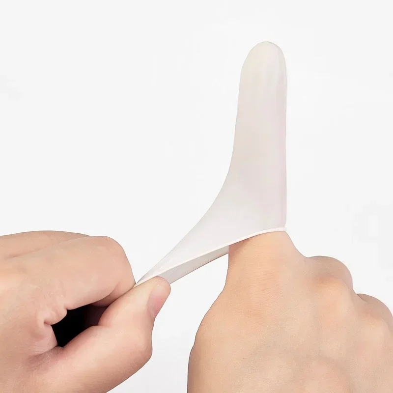 معقمة المتاح مسحوق الحرة الصناعية الإلكترونية اللاتكس أطراف الأصابع حامي قفازات ساعة أداة إصلاح لصانع الساعات/* #4