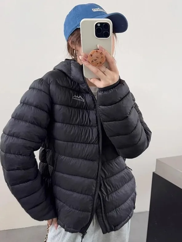 

Утепленное женское зимнее пальто Slim Fit из корейского хлопка, новое, легкое, повседневное, универсальное, на каждый день, с наполнителем из полиэфирного волокна