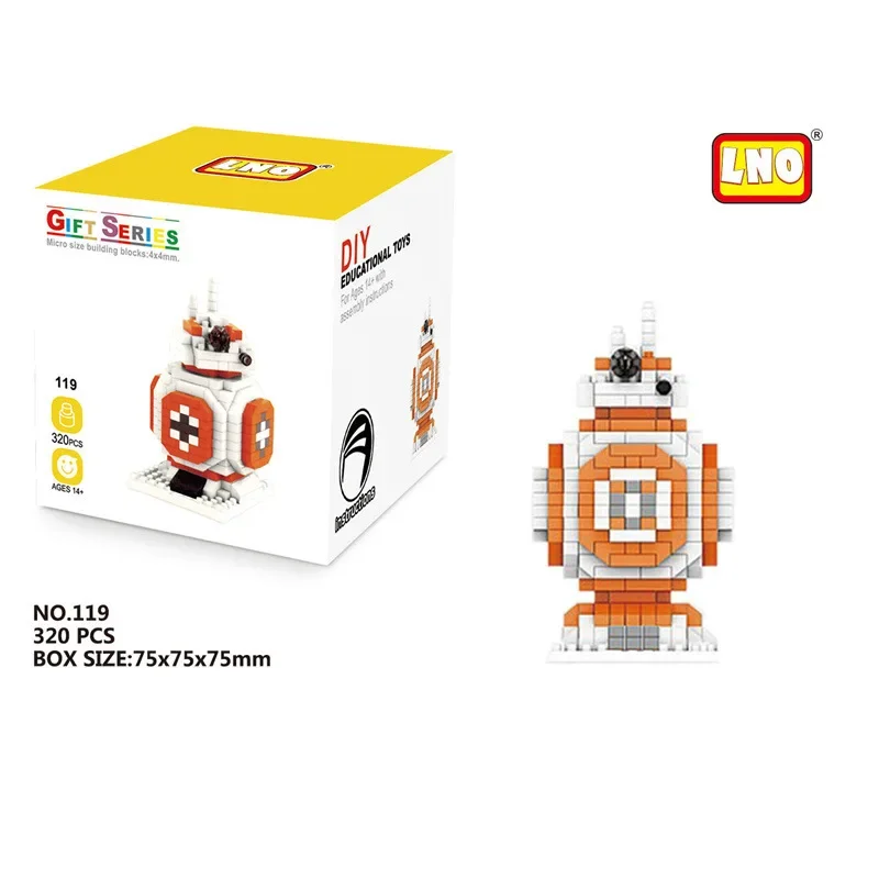 267pcs+ Star Wars Building Blocks Darth Vader BB-8 Stormtrooper Model Bricks Mini Yoda Mirco Blocks Gifts Toys For Kids Gift