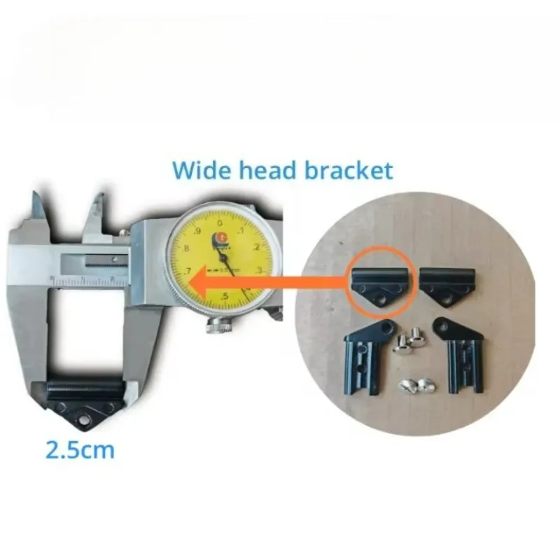 Car Metal Rear Windshield Sunshade Bracket 2PCS Repair Kit For BMW 3/5/7 Series F18 G38 G30 E60 F02 E66 Narrow And Wide Head