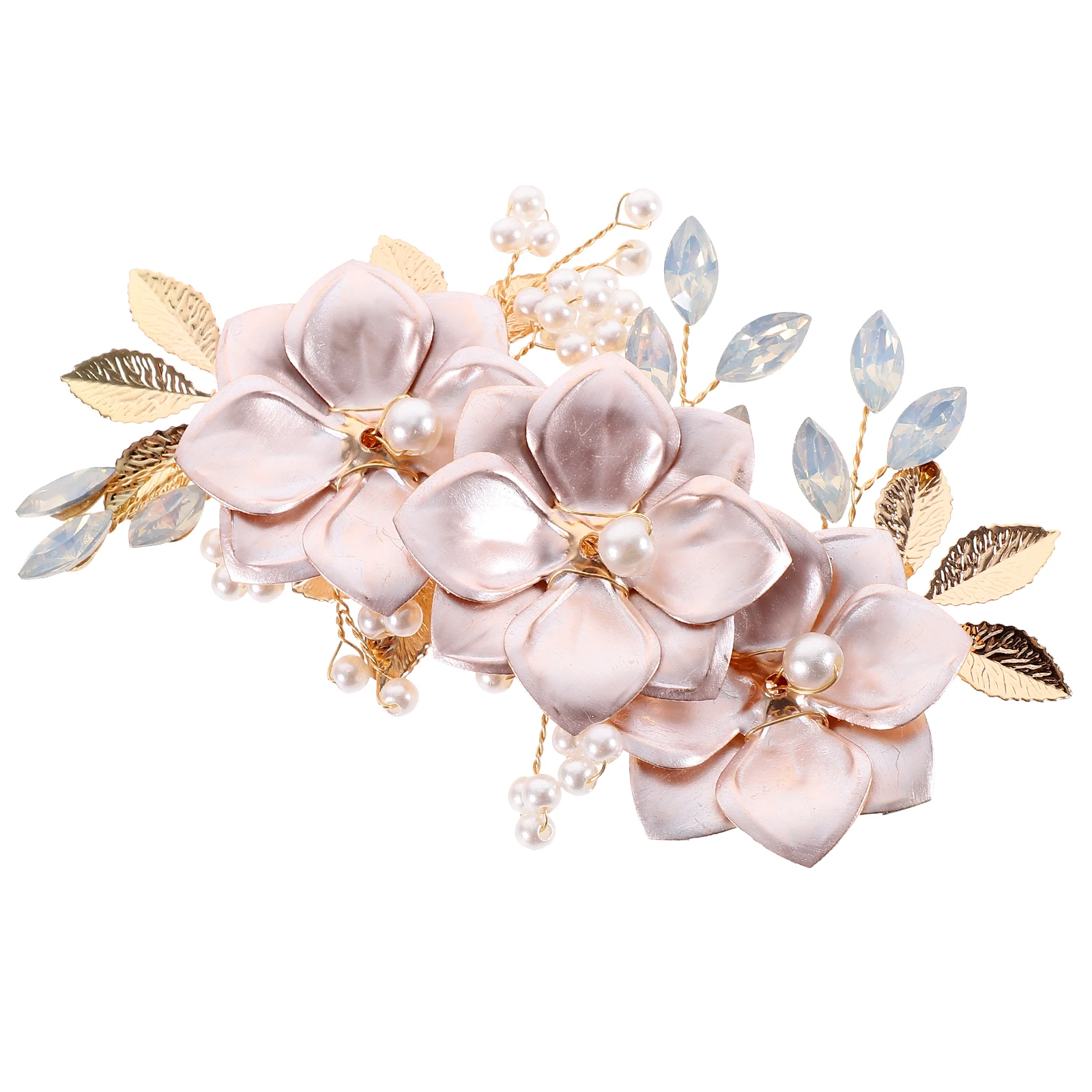 

Gold Clips Bridal Accessories Wedding Bridesmaid Headpieces Intricate Design Comfortable Elegant Prom Hair Pieces Ancient Style