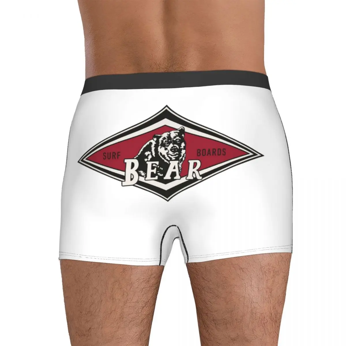 Boxer Underpants Shorts Surfing Bear Big Wednesday Cult Surfboard Surf Panties Men  Underwear for Homme Man Boyfriend Gift image 4