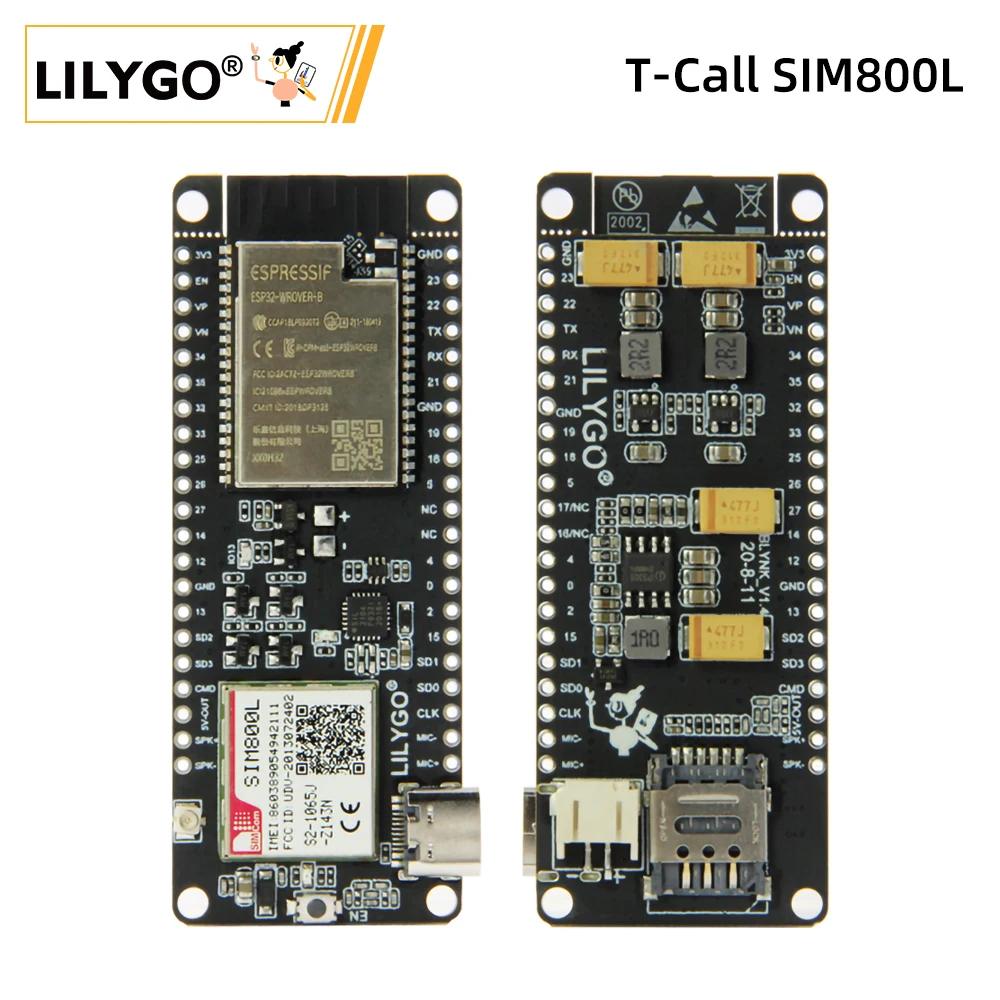 LILYGO® TTGO T-Call V1.4 SIM800L ESP32 moduł bezprzewodowy antena SIM WiFi Bluetooth rozbudowa płyty dla Arduino