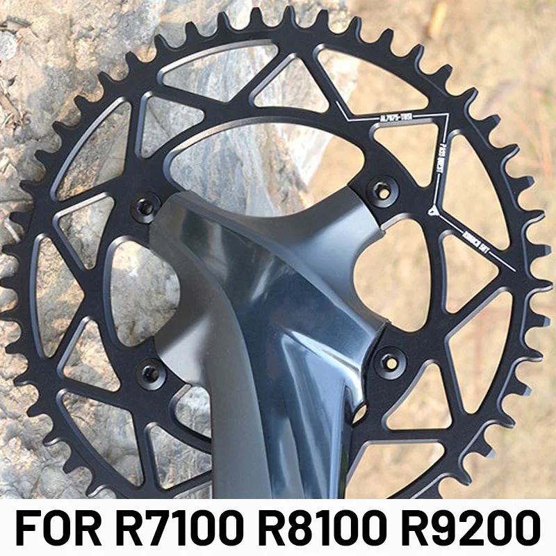 For Fc R8100 R7100 R9200 Chainring Crown 110 Bcd 4 Bolts Chainring Aero 36t 40 42 44t 46 48 50t 52 54t 56 58 60t Single Sprocket