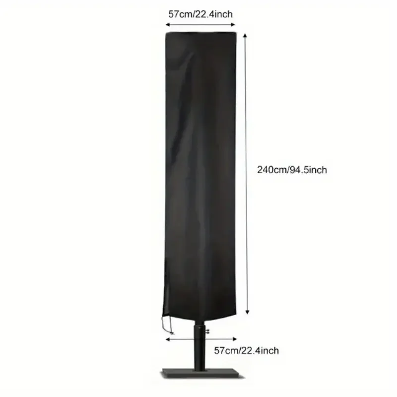 6-size waterdichte Oxford stof cantilever parasolhoes buiten tuin terras weerbestendige parapluhoes