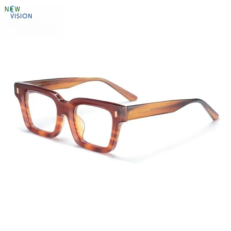 نظارات ريترو مربعة للنساء 2025 موضة جديدة للرجال حمض الخليك السميك في الهواء الطلق واقية برشام نظارات شمسية فوتوكروميك #2