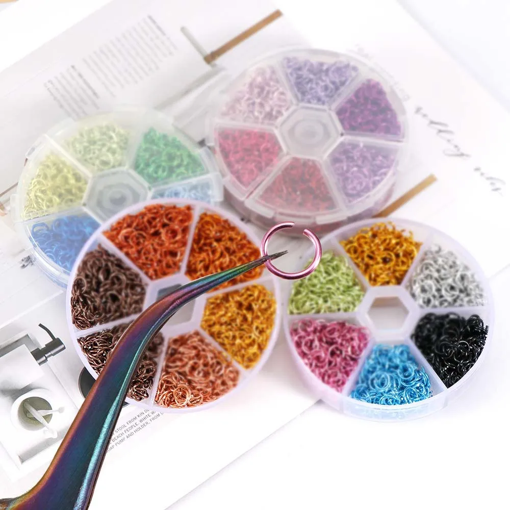 Ciondolo per piercing per unghie Ciondola Decorazione per nail art Design in lega di metallo Unghie con ciondoli punk traforati 1080pc Anello aperto Unghie artistiche 2030