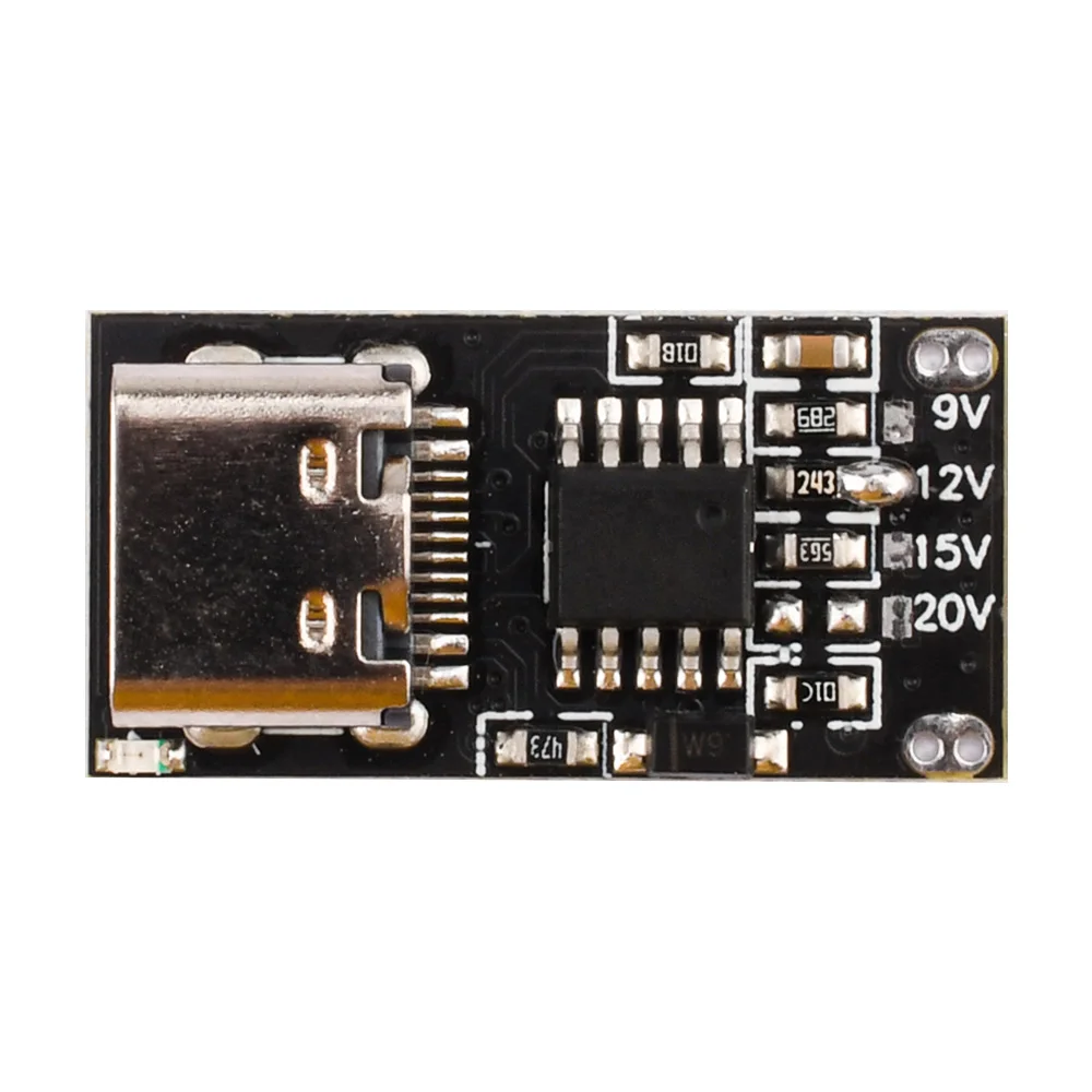 5Pcs Type-C PD QC Deception Board Trigger Fast Charge Module DC 9/12/15/20V Decoy Board Boost Charging Module PD/QC 3.0/2.0