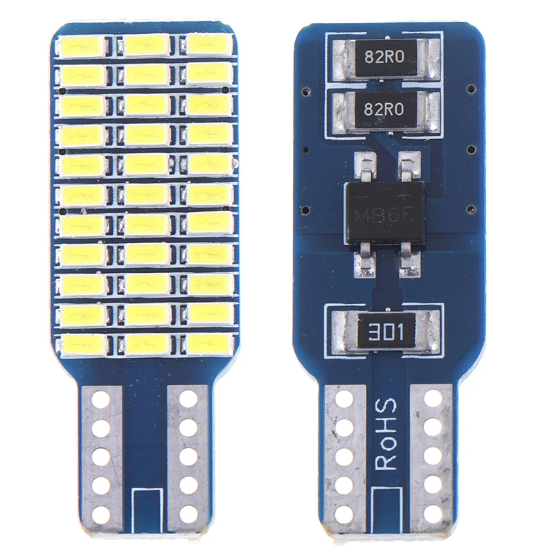 Canbus باب السيارة عرض LED مصباح لمبة ، أبيض ، T10 ، 3014 ، W5W ، 33 SMD