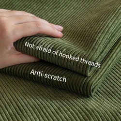 Thick Plain Corduroy Fabric By The Meter for Coat Sofa Cover Pillowcase Bag Diy Sewing Cloth Wearable Soft Warm Beige Purple Red