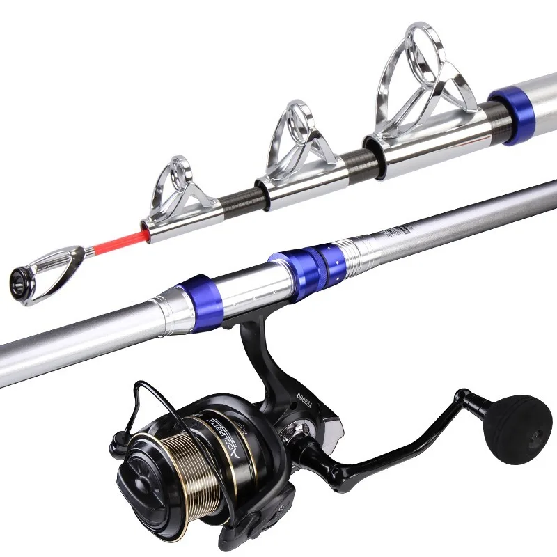 Anchor Fishing Rod Distance Throwing Carbon Superhard Sea Fishing Anchor Rod Solid Rod Tip Alloy Guide Ring Alloy Reel Seat