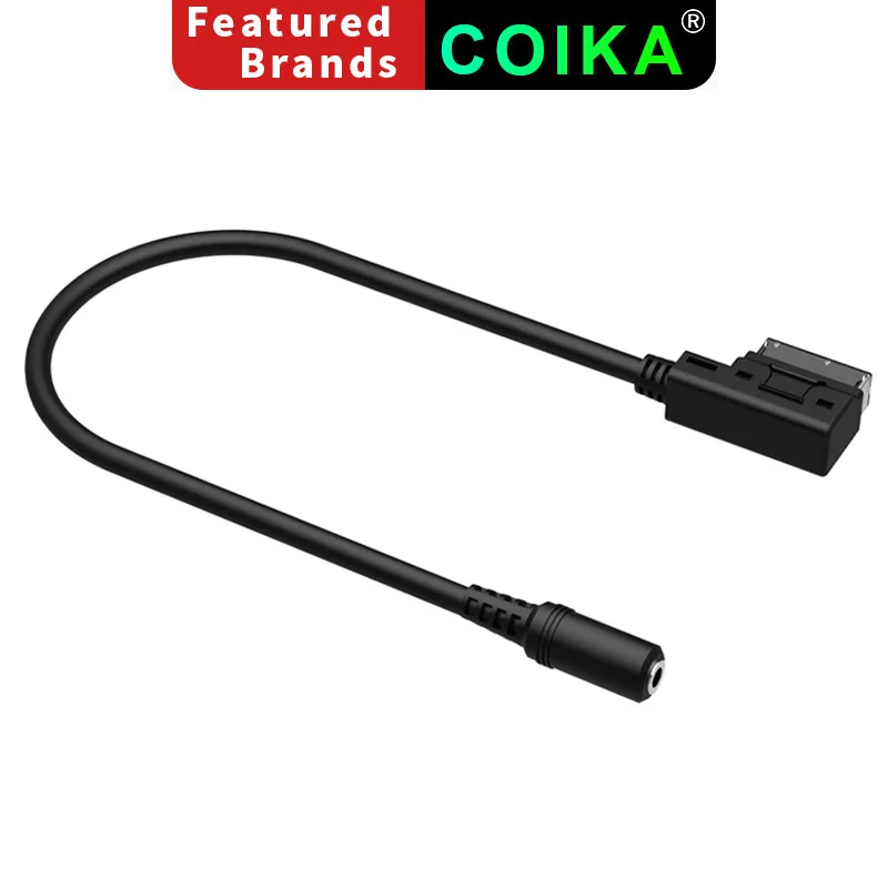 CAR AMI AUX Cable MMI AMI to 3.5mm Music Sound Audio Adapter For AUDI A3 A4 A5 A6 Q5 Q7