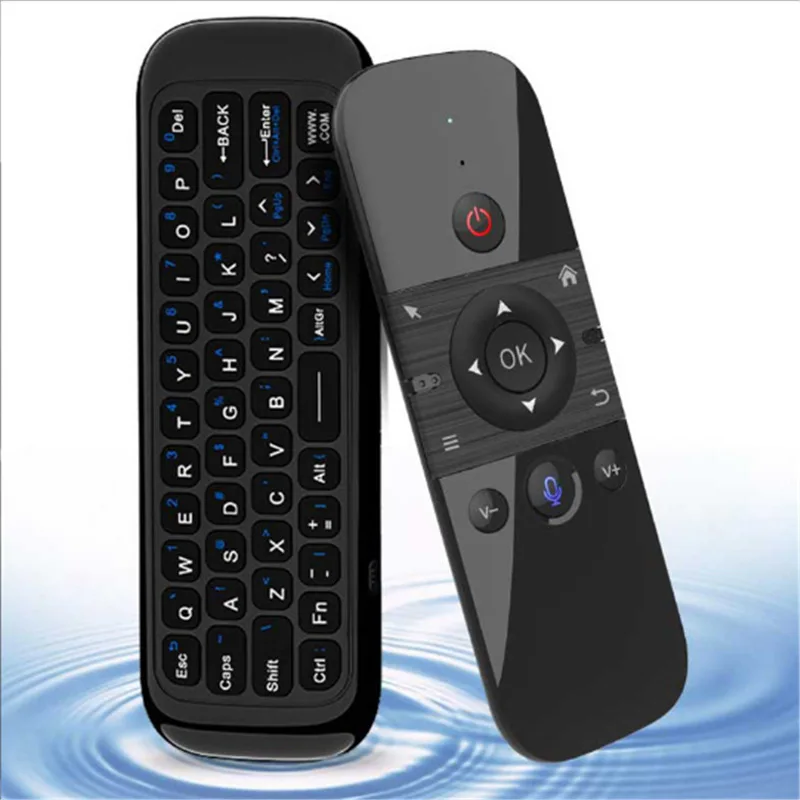 2.4G Rechargeable 2 in 1 Wireless Air Voice Mouse Mini Keyboard Sense Remote Control IR Learning For PC Smart TV Android TV Box