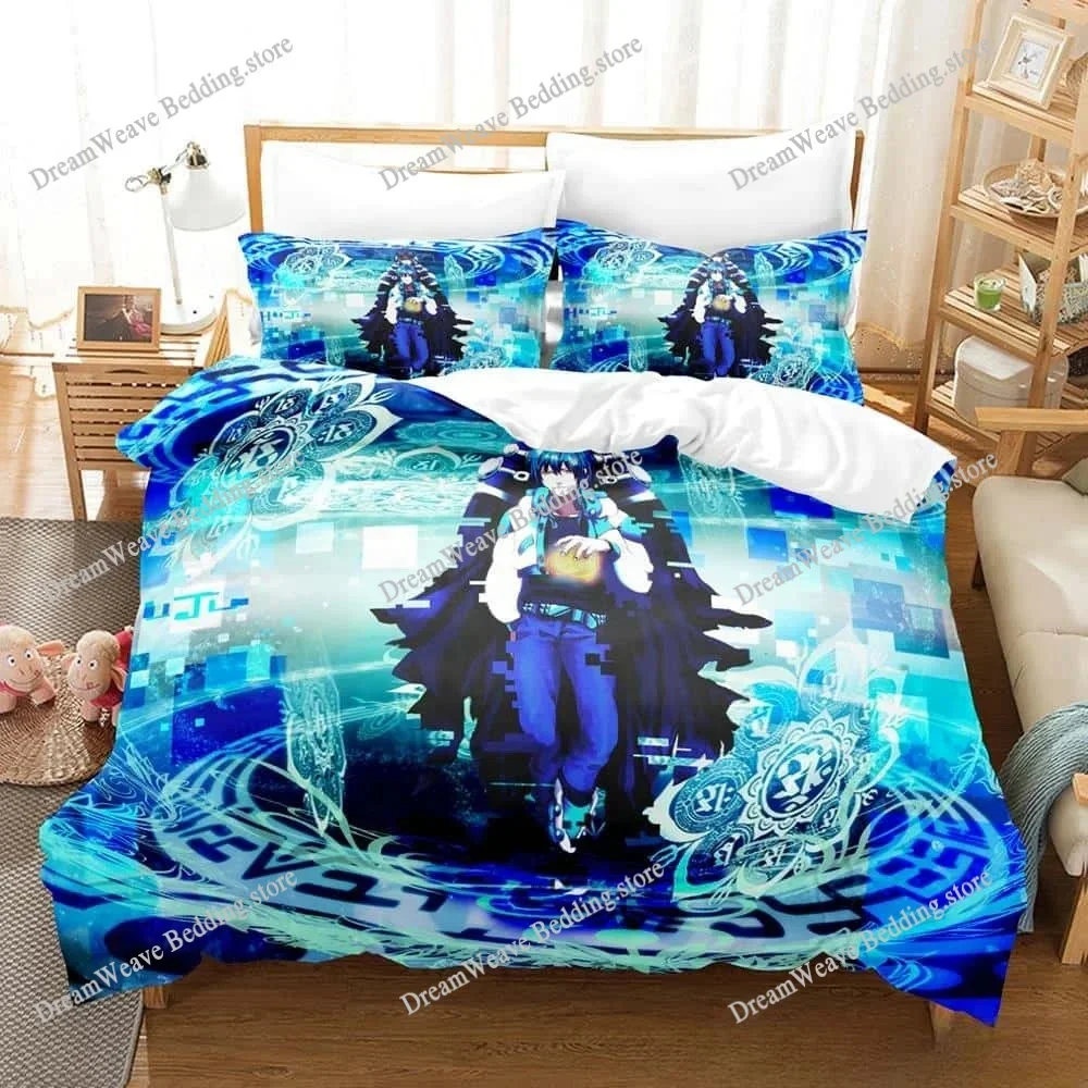 New 3D Print Anime Bed DRAMAtical Murder Bedding Set Single Twin Full Queen King Size Bed Set Adult Kid Bedroom Duvet Cover Sets 6
